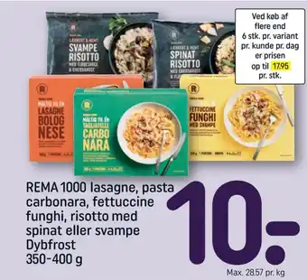 REMA 1000 Fettuccine Funghi tilbud