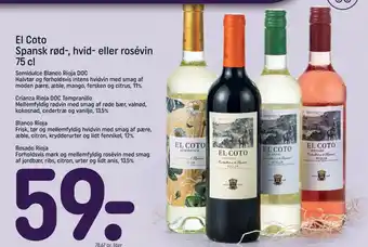 Spansk Rødvin