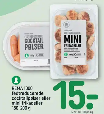 Rema 1000 Frikadeller tilbud