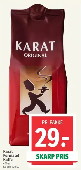 SPAR Kaffe Formalet tilbud