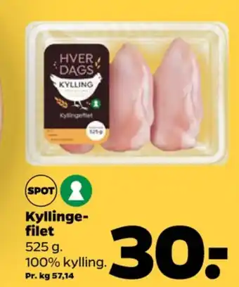 Netto Kyllingebrystfilet tilbud