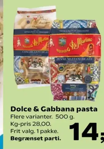 SuperBrugsen Pasta Penne Mezzani Rigate tilbud