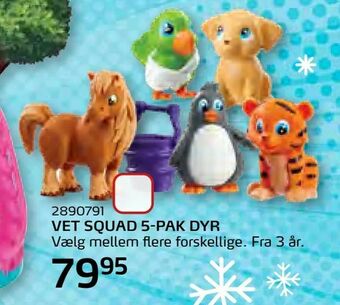 Legekæden Vet squad 5-pak dyr tilbud