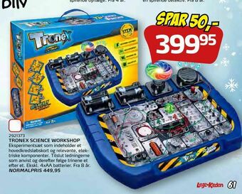 Tronex science workshop