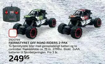 Legekæden Fjernstyret off road riders 2-pak tilbud