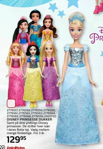 Legekæden Disney prinsesse dukker tilbud