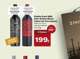 Diablo Dark 666 eller Diablo Black Cabernet Sauvignon