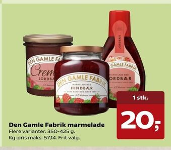 Dagli'Brugsen Den Gamle Fabrik marmelade tilbud