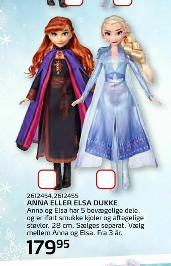 Legekæden Anna eller elsa dukke tilbud