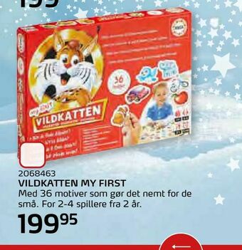 Legekæden Vildkatten my first tilbud