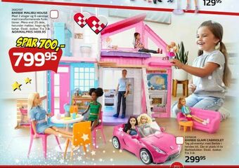 Legekæden Barbie malibu house tilbud