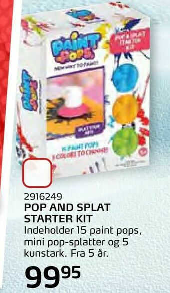 Legekæden Pop and splat starter kit tilbud