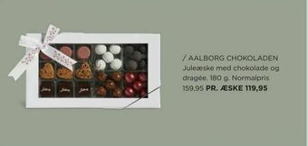 Salling AALBORG CHOKOLADEN Juleæske med chokolade og dragée tilbud