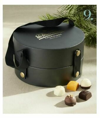Kroneæske med dessertchokolade 3 lag
