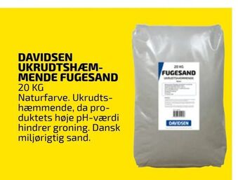 Davidsen Davidsen ukrudtshæm- mende fugesand tilbud