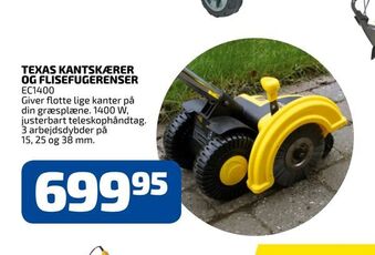 Davidsen Texas kantskærer og flisefugerenser tilbud