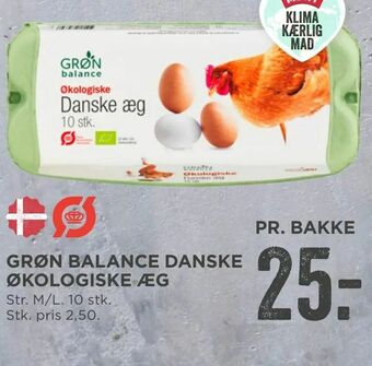 MENY Grøn balance danske økologiske æg tilbud