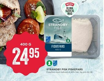 MENY Strandby fisk fiskefars tilbud
