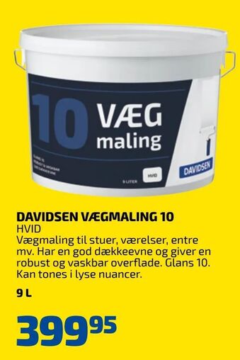 Davidsen Davidsen vægmaling 10 tilbud