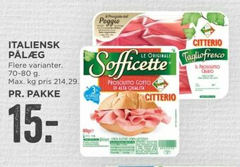 MENY Italiensk pålæg tilbud