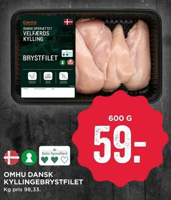 MENY Omhu dansk kyllingebrystfilet tilbud