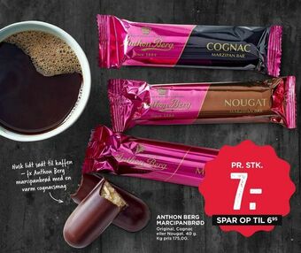 MENY Anthon berg marcipanbrød tilbud