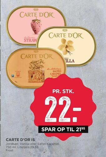 MENY Carte d'or is tilbud