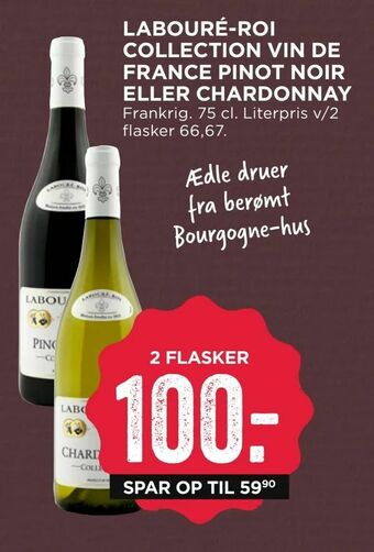 MENY Labouré-roi collection vin de france pinot noir eller chardonnay tilbud