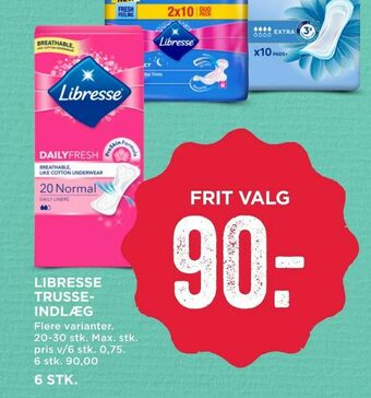 MENY Libresse trusse­indlæg tilbud