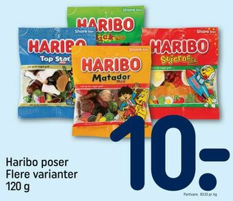 REMA 1000 Haribo poser tilbud