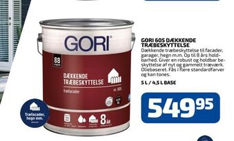 Davidsen Gori 605 dækkende træbeskyttelse tilbud