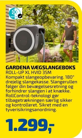 Davidsen Gardena vægslangeboks tilbud