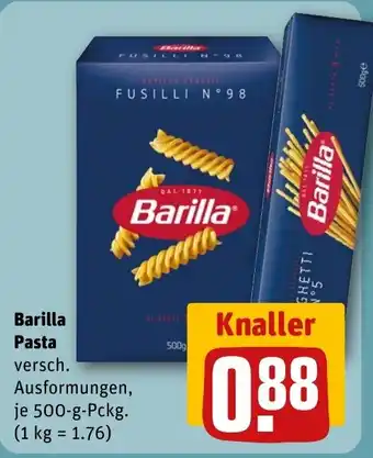 REWE DE Barilla Pasta tilbud