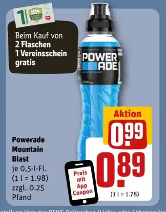 REWE DE Powerade Mountain Blast tilbud