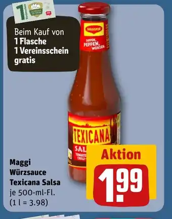 REWE DE Maggi Würzsauce Texicana Salsa tilbud