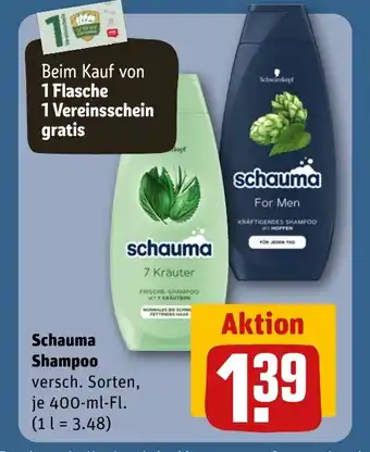REWE DE Schauma Shampoo tilbud