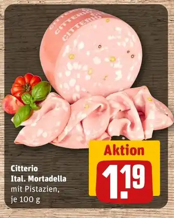 REWE Citterio Ital. Mortadella tilbud