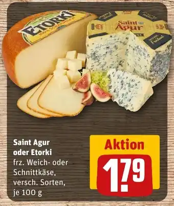 REWE DE Saint Agur oder Etorki tilbud