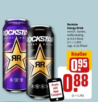 REWE DE Rockstar Energy Drink tilbud