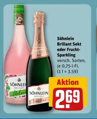 REWE Söhnlein Brillant Sekt oder Frucht- Sparkling tilbud