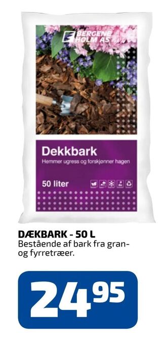 Dækbark - 50 l