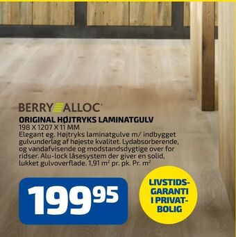 Davidsen Original højtryks laminatgulv tilbud