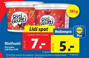 Risdessert Jordbær