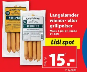 Lidl Wienerpølser tilbud