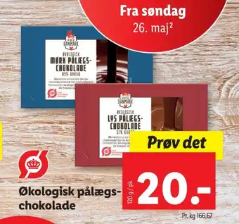 Lidl Pålægschokolade Mørk tilbud