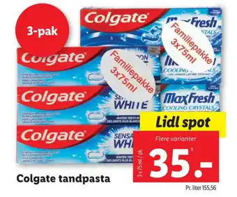 Lidl Tandpasta tilbud