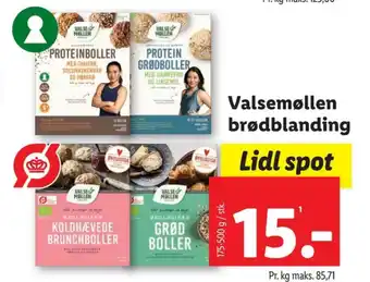 Lidl Brunchboller Koldhævet Melblanding tilbud