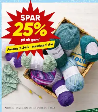 Bilka Garn tilbud