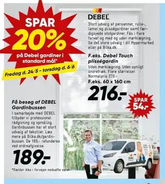 Bilka Plissegardin tilbud