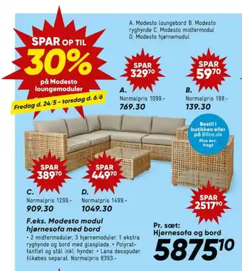 Bilka Loungesæt tilbud